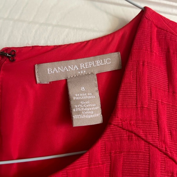 Banana Republic red dress (like new!) - Picture 3 of 4